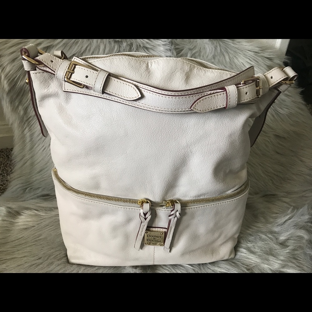 Dooney Bourke white tote